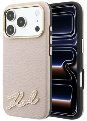 Obrázek produktu pro Karl Lagerfeld IML, kryt pro Apple iPhone 18 Pro / 17 Pro, barva: oranžová