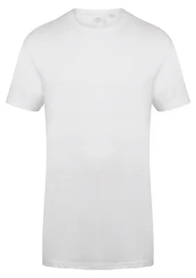 Image de SF Men - T-shirt à ourlet asymétrique pour homme LT3532 (XL) (blanc)