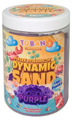 Productafbeelding van TUBAN dynamisch zand, 1 kg, paars, TU3556