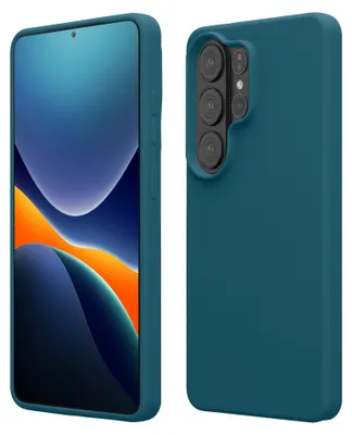 Produktbild von kwmobile Handyhülle für Samsung Galaxy S26 Ultra Hülle - Case Silikon - Kabelloses Laden - Schutzhülle Cover in Petrol matt
