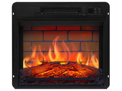 Obrázok produktu pre Elektrický krb ArtiFlame AF18B – vstavaný elektrický krb s výkonom 1800 W, realistický efekt plameňa s LED osvetlením, funkcia kúrenia, diaľkové ovládanie, časovač, čierny