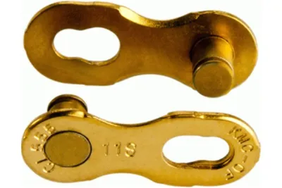 Obrázok produktu pre KMC Missinglink 11R Ti-N Gold 2 ks pre reťaze 5,65 mm, 11-f., opakovane použiteľné