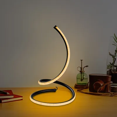 Produktbild von Opviq, Yay - 13286, Schreibtischlampe, METALLKÖRPER, Schwarz, 40 x 25 x 25 cm
