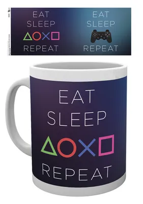 Produktbild von PLAYSTATION Eat Sleep Repeat Tasse