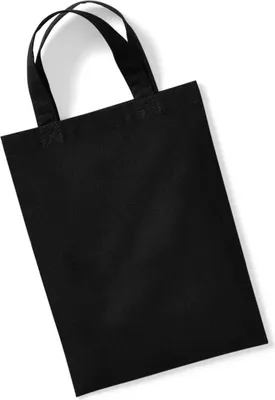 Produktbild von Westford Mill W103 | Baumwolle Party Bag for Life 19 x 25 cm - Farbe: Black - Größe: One Size