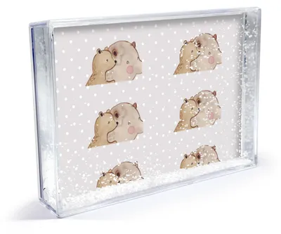 Produktbild von Mr. & Mrs. Panda Bilderrahmen Papa Bär - Grau Pastell - Geschenk, Geburtstag, 3D-Bilderrahmen, Vatertag, Acryl-Bilderrahmen, Dekorahmen, dekoartikel, Fotorahmen