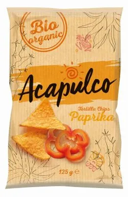Nachosy o smaku paprykowym BIO 125 g