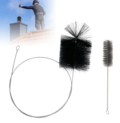 Produktbild von Set mit 2 Schornsteinbürsten für eine effektive Reinigung