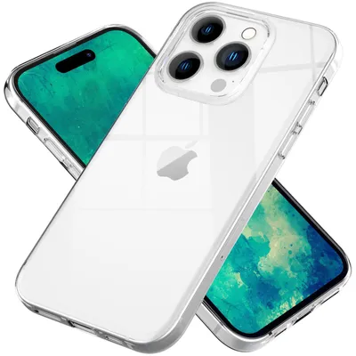 Immagine prodotto di Custodia NALIA "GLAZE" per Apple iPhone 14 Pro: cover protettiva in TPU trasparente, anti-ingiallimento, sottile e leggera
