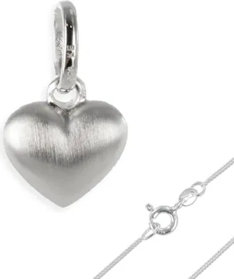 Produktbild von Kinderkette 925 Silber Kinder Kette Herz Anhänger Kinderschmuck