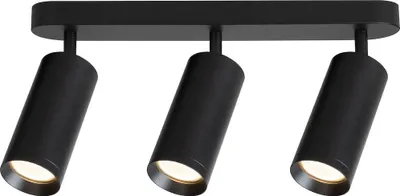 Produktbild von Mica Spotleuchte Schwarz 3-flammig GU10