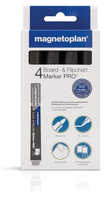 Produktbild von Magnetoplan 1228112, 4 Stück(e), Schwarz, Schwarz, Rund, 1,5 mm, 3 mm