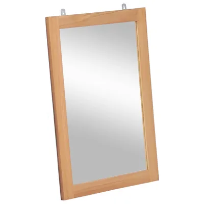 Produktbild von vidaXL Wandspiegel Teak Massiv 50x70 cm