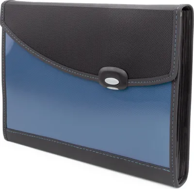 Produktbild von RAPESCO Fächermappe Designer DIN A4+ 7 Fächer blau