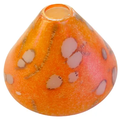 Produktbild von Bruck Lampenglas Ersatzglas – handbemalter Glas-Lampenschirm in Apricot Perlmutt