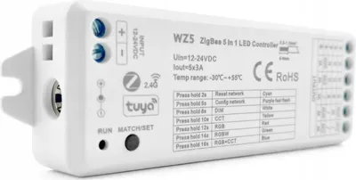 Zdjęcie produktu dla Kontroler LED WZ-5 RGB RF ZigBee