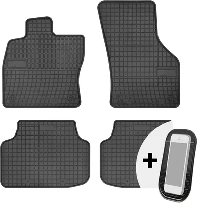 Produktbild von Gummimatten Auto Fußmatten Automatten Passgenau 4-teilig Set - passend für Skoda Octavia 3 ab 2012
