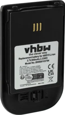 Produktbild von vhbw Akku kompatibel mit Alcatel Omnitouch 8118, 8128 schnurlos Festnetz Telefon (900 mAh, 3,7 V, Li-Ion) Schwarz