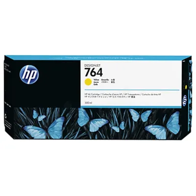 Produktbild von HP 764 Gelb DesignJet Druckerpatrone, 300 ml, HP Designjet T3500 Produktions-eMFP-Serie, Thermal Inkjet, Gelb, Business, Unternehmen, Singapur, 283 mm