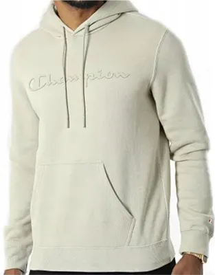 Produktbild von Champion Pullover Kapuzenpullover aus Baumwollfleece mit Logo-Schriftzug und Kängurutasche