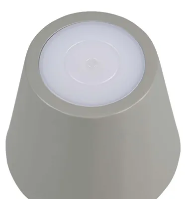 Obrázek produktu pro Stolní lampa LED, venkovní světlo, dobíjecí baterie, kov, šedá, V 21 cm