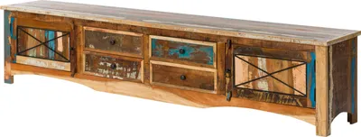 Produktbild von MASSIVMOEBEL24.DE TV-Board Altholz 240x40x50 mehrfarbig lackiert NATURE OF SPIRIT #43