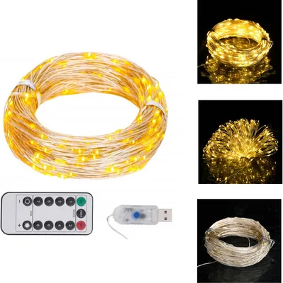 Produktbild von vidaXL LED-Lichterkette mit 150 LEDs Warmweiß 15 m -  Weihnachtsbeleuchtung
