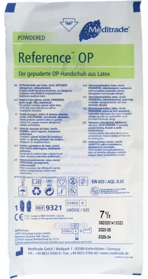 Produktbild von Handschuhe Op Latex Gr.7,5 steril 1X2 St