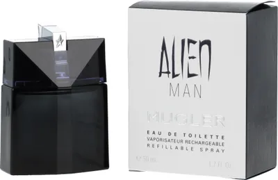 Produktbild von Thierry Mugler Alien Man, Männer, 50 ml, Nachfüllbare Flasche, Spray, ALCOHOL. PARFUM/FRAGRANCE. AQUA/WATER/EAU. LIMONENE. COUMARIN. LINALOOL. CITRONELLOL. CITRAL...., 1 Stück(e)