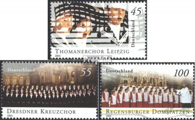 Produktbild von Briefmarken BRD (BR.Deutschland) 2003 Mi 2318-2320 (kompl.Ausg.) gestempelt Knabenchöre