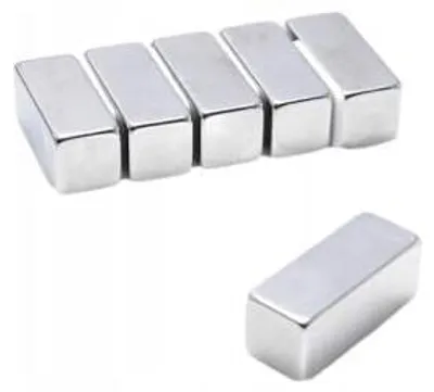 Image de Aimant néodyme MP£ 25x10x10 N38 jeu de 5 pièces