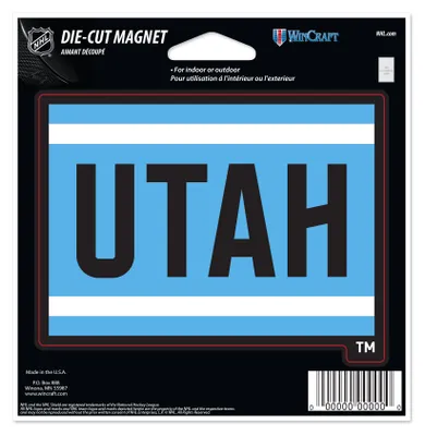 Immagine prodotto di Magnete a forma di mammut dello Utah, adatto per frigoriferi, con logo della NHL