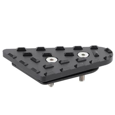 Imagen del producto de Extensión para palanca de freno trasero, con pastilla de aumento, fabricada en aleación de aluminio mediante mecanizado CNC. Compatible con modelos R1200GS, R1250GS y ADV. Color: