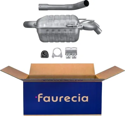 Produktbild von HELLA 8LD 366 033-301 Endschalldämpfer passend für MERCEDES-BENZ C-Klasse Limousine (W202) Auspuff