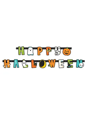Produktbild von Halloween Freunde Girlande 1,92m