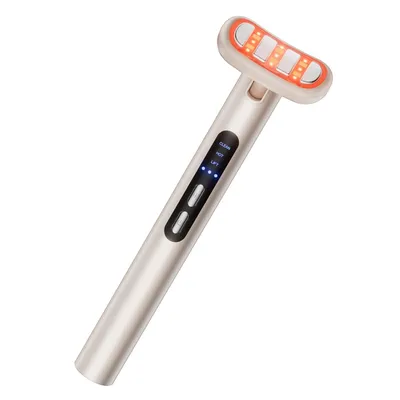 Produktbild von Mikrostrom-Augenmassagegerät, LED-Rotlichttherapie 9-in-1, EMS-Technologie und Wärmefunktion für die tägliche Augenpflege zuhause