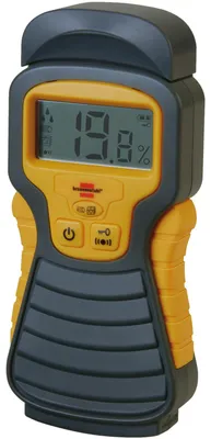 Produktbild von Brennenstuhl Feuchtigkeits-Detector MD (Feuchtigkeitsmessgerät/Feuchtigkeitsmesser für Holz oder Baustoffe, Holzfeuchtemessgerät mit LCD-Display)