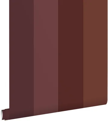 Productafbeelding van ESTAhome behang strepen paars en bruin 50 x 900 cm