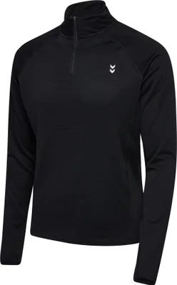 Produktbild von Hummel Hmlpulse Half Zip Midlayer - black, Größe:S