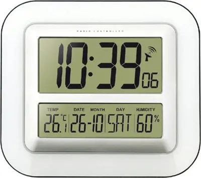 Image de TECHNOTRADE WS 8006 Horloge murale radiocommandée