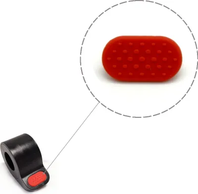 Produktbild von Gummi-Beschleunigungsknopf für Xiaomi M365 / M365 PRO / PRO 2 / 1S / Essential - ROT