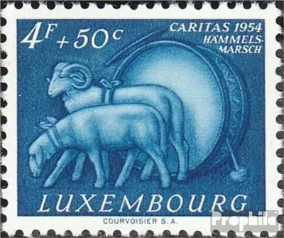 Produktbild von Briefmarken Luxemburg 1954 Mi 529 gestempelt Caritas