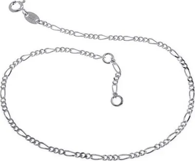 Produktbild von SILBERKETTEN STORE Fußkette Figaro 2,2mm - 925 Silber, Länge wählbar von 23-30cm - 30cm