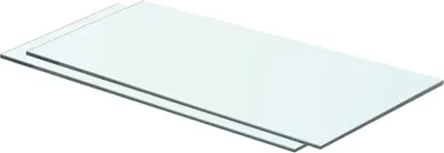Produktbild von Regalböden 2 Stk. Glas Transparent 60x25 cm
