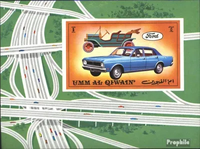 Produktbild von Briefmarken Umm al Kaiwain 1972 Mi Block52 (kompl.Ausg.) postfrisch Automobile