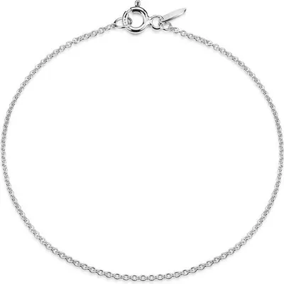 Produktbild von SILBERKETTEN STORE Erbskette Armband 1,3mm - 925 Silber, Länge wählbar von 16-25cm - 18cm