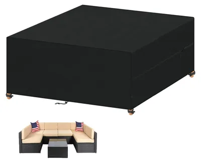Image de Omgoods - Housse de protection pour meubles de jardin, imperméable, 250 x 200 x 80 cm