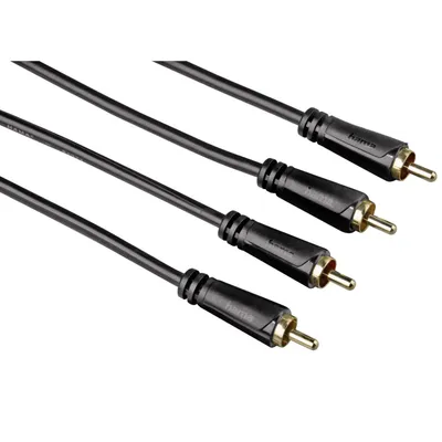 Obrázok produktu pre Audio kábel 5 m 2x cinch konektor pozlátený