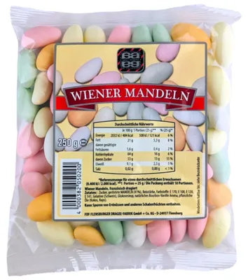 Produktbild von agilus dragees Wiener Mandeln 250g