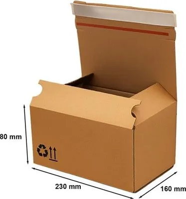 Obrázok produktu pre Krabica s lepiacou páskou 230x160x80mm F703 A5